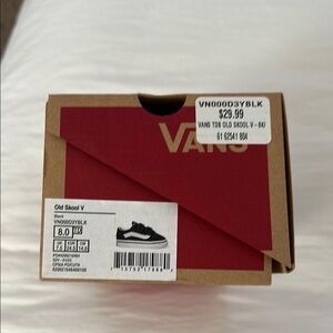 Vans Old Skool V Black Sneakers